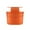 Orange, variant on Car Trash Can, Leather Car Trash Bin Door Organizer with a Roll of Garbage Bag, Foldable Hanging Mini Cars Storage Must Have Essentials Interior Accessories