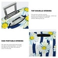 thumbnail image 5 of Disketp Daisy Striped Nautical Elastic Travel Luggage Cover Travel Suitcase Protective Cover For Trunk Case Apply To 18''-32'' Suitcase Cover-Small, 5 of 9
