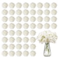 thumbnail image 1 of Hortensia falsa de seda blanca VEVOR con flores artificiales, 65 unidades, 1 of 9
