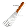 thumbnail image 4 of Spatule en Acier Inoxydable Large et Fine avec Spatule Fendue Légère et Durable Design Biseauté, 4 of 8