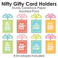 thumbnail image 6 of Big Dot of Happiness Party Time - Happy Birthday Party Money and Gift Card Sleeves - Nifty Gifty Card Holders - Set of 8, 6 of 8
