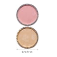 thumbnail image 2 of LEORX 2Pcs Resin Makeup Mixing Palette Color Mixing Nail Display Tray for Home Use, 2 of 8