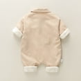 thumbnail image 6 of Sngxgn Baby Bodysuit for Boys Boys Long Sleeve Sleepers(White,73), 6 of 8