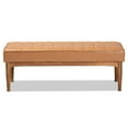 thumbnail image 2 of Pemberly Row Banc de Salle à Manger Moderne en Bois Fini Beige et Brun, 2 of 7