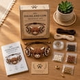 thumbnail image 3 of Highland Cow Bracelet Making Kits, Complete Beaded Jewelry Supplies, DIY Handmade Craft Sets with Instructions, Creative Chenille Sticks Art Toys for Hobbyists Adults Handicraft Making, 4*2in, 3 of 5