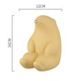 thumbnail image 3 of Animal PEQUEÑO de cerámica escandinavo, adorno artesanal, regalo para niños, olla para dinero de marmota, soporte para teléfono móvil, 3 of 3