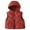 Brown, variant on DGQPLPD Boys Tops Hidden Vest for Kids Durable Zip Hoodie Sleeveless Outerwear for Daily Casual Outdoor Schoolwear Ages Five to Fourteen Khaki 5-6 Years