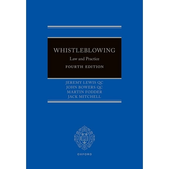 Whistleblowing: Law and Practice, (Hardcover)