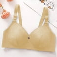 thumbnail image 2 of SMihono Fashion Sexy Push Up Bras for Women Full Support No Underwire Bras Soft Seamless Padding Lift Up Everyday Bra 2025 Beige M, 2 of 5