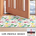 thumbnail image 3 of White Colorful Dinosaur Decoration Pattern Door Rugs,Washable Non Slip Door Mats Indoor,Decorative Door Mats,Entry Mat Indoor for Entrance,Bedroom,Kitchen,Bathroom,17"x30", 3 of 6