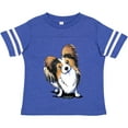 thumbnail image 3 of Inktastic Tricolor Papillon Boys or Girls Toddler T-Shirt, 3 of 5