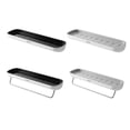 thumbnail image 2 of Bathroom Shower Shelf Wall Mounted Storage Kitchen Plastic Stainless Rust-proof Bath Draining Towel Holder Toilet, 2 of 9