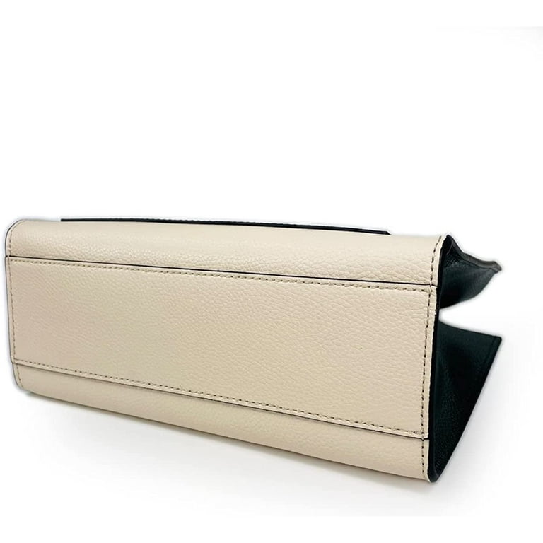 Beige and White Premium Cotton / Calfskin Leather Adjustable 