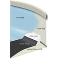 Oval Shield Floor Pad for Above Ground Swimming Pool Liner Protection