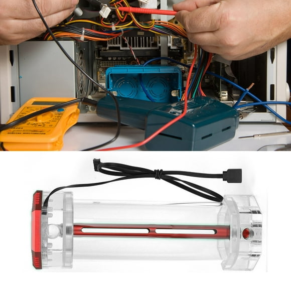 Water Cooling Tank, Fully Open Design Liquid Cooling Kit for Computer for PC