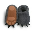 thumbnail image 3 of Baby Boys Girls Soft Plush Slippers Bear PAW Animal Boots Toddler Infant Crib Shoes Winter House Shoes, 3 of 4