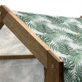 thumbnail image 5 of Leaf Pet House, Palm Mango Banana Tree Leaves in Tropical Wild Savannah Island Jungle Image Art, Outdoor & Indoor Portable Dog Kennel with Pillow and Cover, 5 Sizes, Forest Green, by Ambesonne, 5 of 5