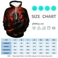 thumbnail image 4 of Rebaike Men's 3D Red Dragon Hoodie Gothic RPG Style Fantasy Fire Dragon Pullover Sweatshirt, 4 of 7