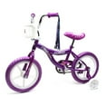 thumbnail image 1 of ChromeWheels Road Fairy 14" BMX S-Type Frame Coaster Brake, with EVA Purple Tire, Training Wheels, Purple, 1 of 9