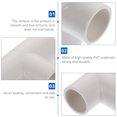 thumbnail image 2 of OULII 30Pcs PVC Pipe Fitting T Shape Connecting Pipes White Lightweight Plumbing, 2 of 8
