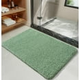 thumbnail image 6 of Junovo Soft Bathroom Rug Runner Absorbent Microfiber Bath Rugs for Bathroom Non Slip Bath Mat for Tub, Shower Floor,24"x36",Matcha Green, 6 of 6