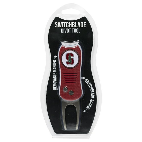 Stanford Cardinal Switchblade Divot Tool with Ball Marker