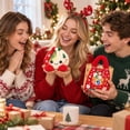 thumbnail image 3 of Christmas Mystery Plush Dumpling Blind Box Cute Holiday Stuffed Animal Surprise Toy Kawaii Collectibles Santa Snowman Stocking Stuffer, 3 of 3