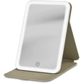 thumbnail image 1 of iHome Travel Mirror with Light and Adjustable Stand, Shatterproof Makeup Mirror with Rechargeable Battery  White, 1 of 6