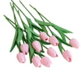 thumbnail image 1 of Flores artificiales decorativas Bewildely 10 piezas adorno Rosa, 1 of 6