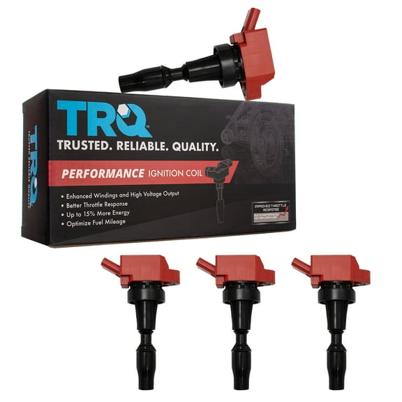 TRQ Premium High Performance Engine Ignition Coil Kit of 4 for Hyundai Kia New ICA65567 Fits select: 2016-2018 HYUNDAI TUCSON, 2016-2017 HYUNDAI VELOSTER
