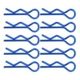 thumbnail image 1 of RC Car Shell Clips, High-quality Metal Lightweight Clips Length 25mm RC Shell Clips 10 Pcs  For 1/5 1/6 1/8 1/10 RC Car For RC Car For Children For Outdoor Blue, 1 of 8