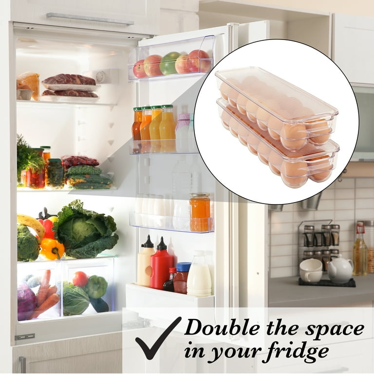 Kitchen Details 2 Pack Large Refrigerator Storage Bins