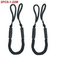 thumbnail image 1 of 2Pcs Set Bungee Dock Line Mooring Rope for Boat 4 ft 2 Ropes Rope Bungee Cord Dockline Boats Kayak Accessories, 1 of 9