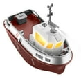 thumbnail image 2 of RC Boat for Kids with LED Lights, 2.4Ghz Remote Control Racing Boats for 8-12,Toy Water Boat for Pools & Lakes with Waterproof,Rechargeable Battery, for Boys Girls, 2 of 9
