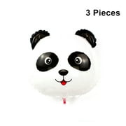 3 Pieces Panda Head Balloon, 18 inch