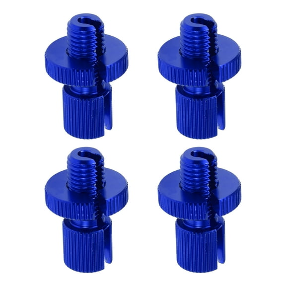 Unique Bargains 4 Pcs M10 Motorcycle Clutch Brake Cable Adjuster Screw Aluminum Alloy Brake Clutch Line Adjusting Bolt for Motorbike Scooter Dirt Bike Blue