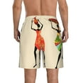 thumbnail image 3 of Naloa African Women Men's Beach Shorts, Surfing shorts, Swim trunks, Quick Dry Swim Trunks for Surfing Beach Fun - Small, 3 of 9