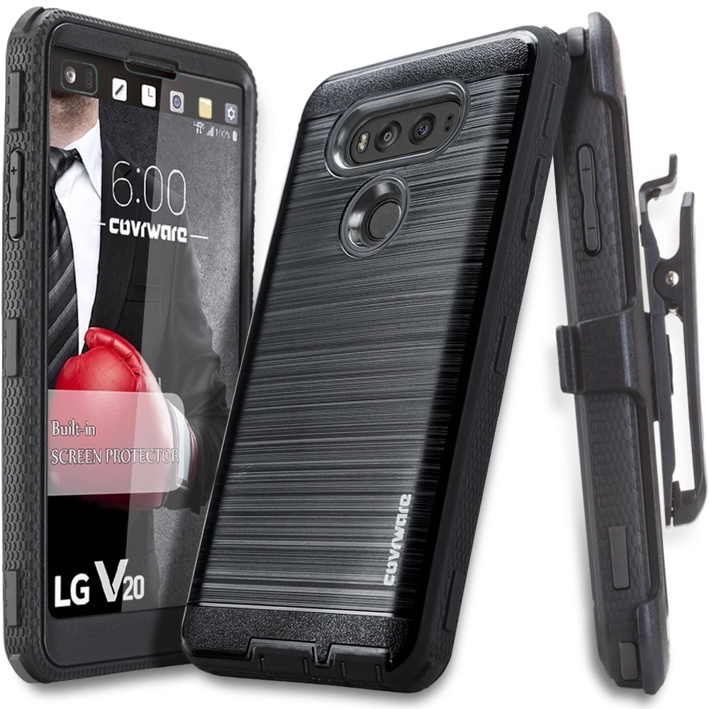 LG V20 Case, COVRWARE [IRON TANK] Builtin [Screen Protector] Heavy