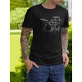 thumbnail image 5 of Tstars Men's Drummer T-Shirt - Cool Drums Design - Ideal Birthday Gift for Drummers - Unique Musician Apparel - Perfect for Rock & Roll Fans - Durable Printed Tee - Music Lovers' Style, 5 of 8