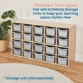 thumbnail image 5 of ECR4Kids Scoop Front Plastic Storage Bins, Multipurpose Organization, Light Grey, 20-Piece, 5 of 9