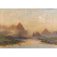 thumbnail image 3 of Frithjof Smith-Hald 14x11 Black Modern Framed Museum Art Print Titled - Lofoten, 3 of 5