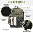 thumbnail image 2 of Star Wars The Mandalorian Green 18.5" Backpack, 2 of 7
