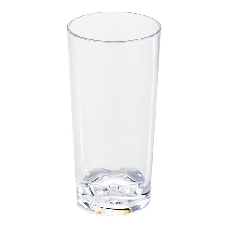 5 oz Round Clear Plastic Tall Cocktail Glass - 2 x 2 x 4 1/2 - 100 count  box