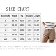 thumbnail image 3 of Dark Gray Cargo Shorts Women High Rise Outdoor Hiking Athletic Button Denim Below Knee Bermuda Shorts Plus Size Casual Ladies Clothes with Pockets XXL, 3 of 6