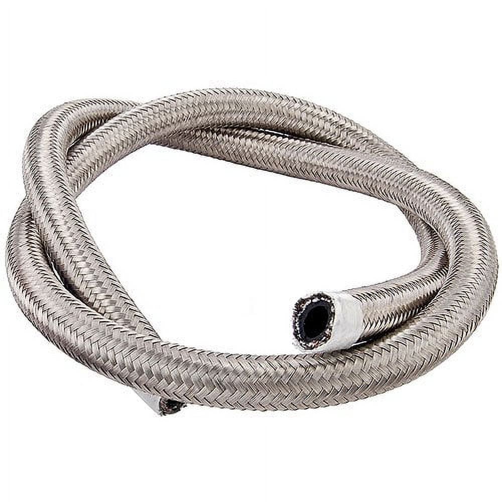 Russell Performance -10 AN ProFlex Stainless Steel Braided Hose (Pre-Packaged 50 Foot Roll) - 630310