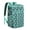 Greenish-blue-26, variant on Retro Tribal Rustic Artistic Insulated Backpack Cooler - 20L Soft Cooler Bag, Natural Floral