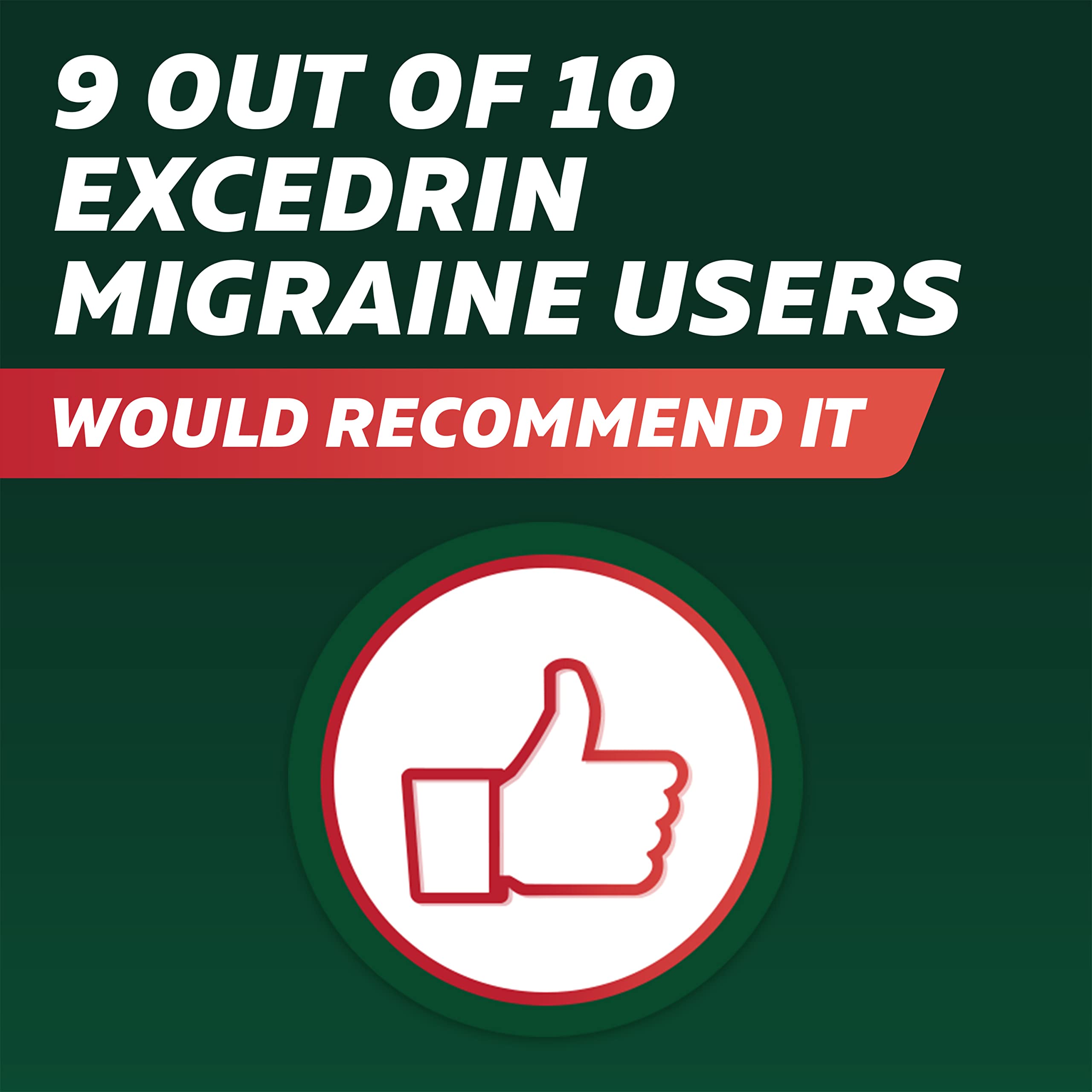 Excedrin Migraine Medicine Caplets for Migraine Headache Relief, 200 Count - image 5 of 9