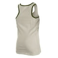 thumbnail image 3 of Women's-New Era  Cream Milwaukee Brewers Armed Forces Tank Top, 3 of 3
