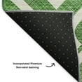 thumbnail image 3 of Addison Rugs Mayfield Washable Transitional Geometric Emerald Rectangle Rug, 2'6" x 3'10", 3 of 6