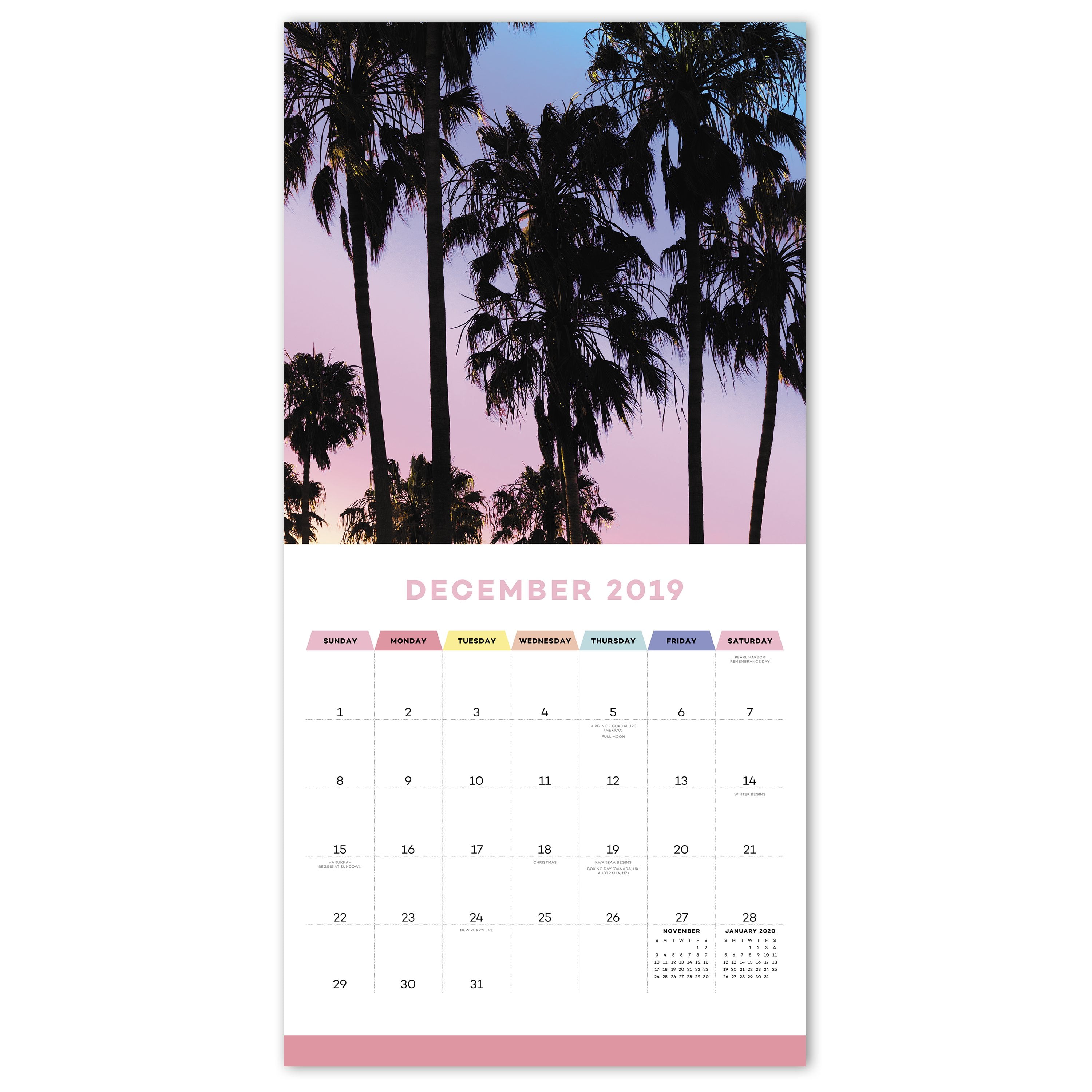 2020 Matt Crump Destinations Academic 12 X 12 Monthly Wall